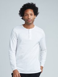 Henley - White - White