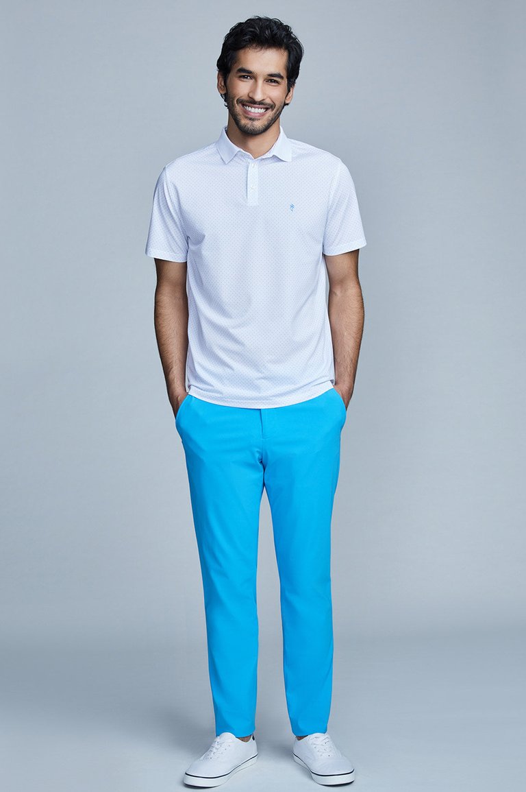 Men's Aqua Chino Pants - Aqua