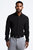 Men's Black Long-Sleeve Dress Shirt - Black