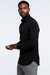 Men's Black Long-Sleeve Dress Shirt