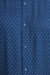 Men's Navy Blue Paisley Long-Sleeve Dress Shirt