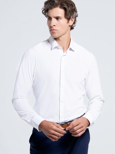 State of Matter Men's White Long Sleeve Dress Shirt product
