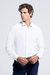 Men's White Long Sleeve Dress Shirt - White