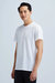 Men's White Plain T-Shirt