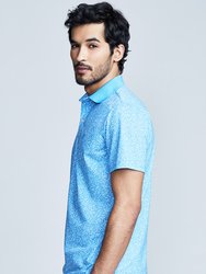 Oceaya Polo Slim Fit - Blue Floral