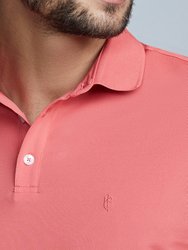 Oceaya Polo Slim Fit - Coral