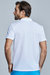 Oceaya Polo Slim Fit - White Royal Dot