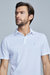 Oceaya Polo Slim Fit - White Royal Dot