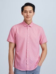 Phoenix Short Sleeve Shirt - Dark Pink - Dark Pink