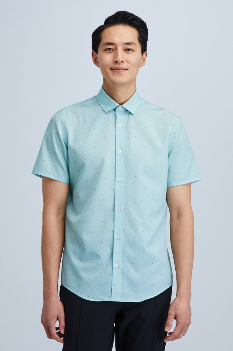 Phoenix Short Sleeve Shirt - Sage Diamond - Sage Diamond