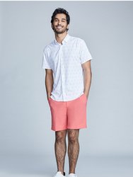 Rose Pink Men's Casual Shorts