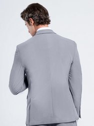 Silver Grey Men's Suit Jacket