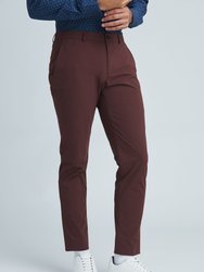 Triton Chino Pants - Deep Burgundy - Deep Burgundy