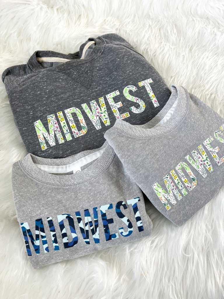 Floral Midwest Crew Sweatshirt