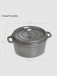 4-qt Round Cocotte