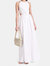 Apfel Halter Maxi Dress - White