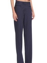 Koa Pant In Navy Pinstripe