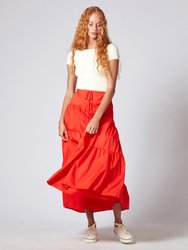 Lucca Drawstring Maxi Skirt