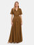 Millie Belted Maxi Dress - Caper