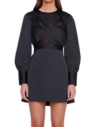 Mini Crosshill Dress - Black