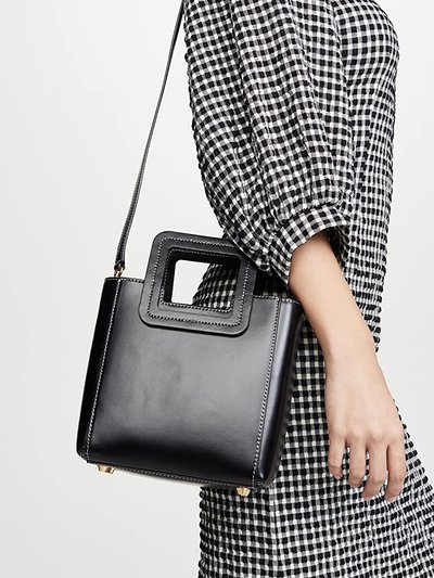 STAUD Mini Shirley Leather Bag Black OS product