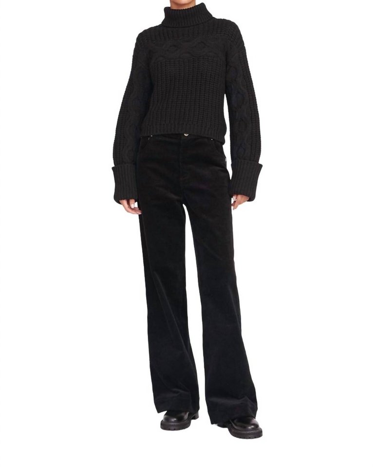 Vernacular Sweater In Black - Black