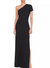 Women Adalynn One Shoulder Neckline Cocktail Maxi Dress Black - Black