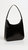 Women Alec Embossed Logo Shoulder Leather Bag - Black