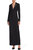 Women Humboldt Faux Leather Collar Maxi Dress - Black