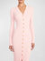 Women Shoko Long Sleeves Sweater Cherry Blossom Midi Dress - Pink