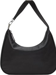 Women's Black Sylvie Leather Shoulder Handbag - Black