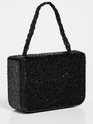 Women's Carmen Beaded Box Bag - Black - Black