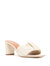 Womens Francine Heel Sandals Ladies Shoes - Cream - Beige