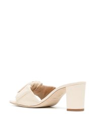 Womens Francine Heel Sandals Ladies Shoes - Cream
