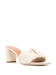 Womens Francine Heel Sandals Ladies Shoes - Cream - Beige