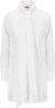 Womens Maryn Tie Neck Long Sleeve Cotton Poplin Mini Shirtdress - White