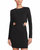 Women's Mini Long Sleeve Dolce Dress In Black - Black