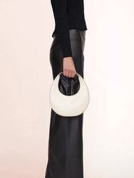 Women's Mini Moon Bag - Cream/Black