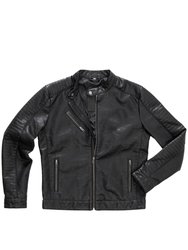 Stedman Mens Active Biker Jacket (Black Opal) - Black Opal