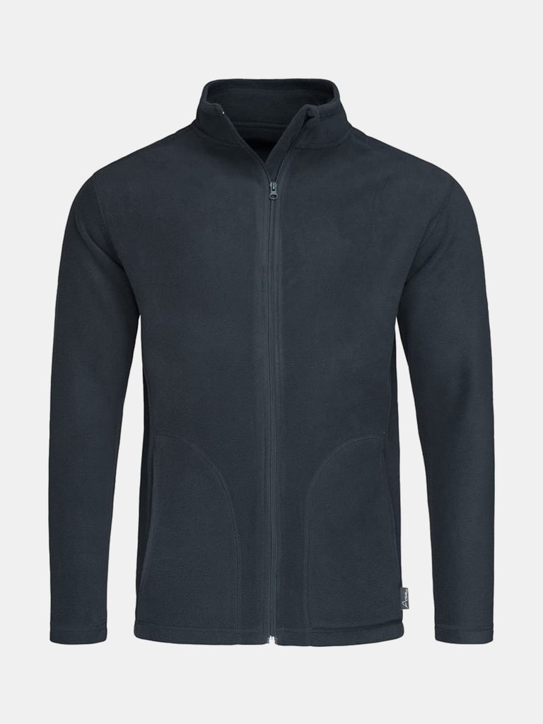 Stedman Mens Active Full Zip Fleece - Blue Midnight