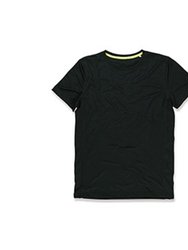 Stedman Mens Set In Mesh T-Shirt (Black Opal) - Black Opal