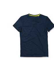 Stedman Mens Set In Mesh T-Shirt (Blue) - Blue