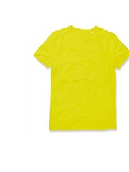 Stedman Mens Set In Mesh T-Shirt (Cyber Yellow) - Cyber Yellow