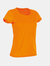 Stedman Womens/Ladies Active Cotton Touch Tee (Cyber Orange) - Cyber Orange