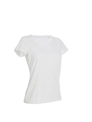 Stedman Womens/Ladies Active Cotton Touch Tee (White) - White