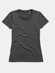 Stedman Womens/Ladies Active Intense Tech Tee (Anthra Heather) - Anthra Heather