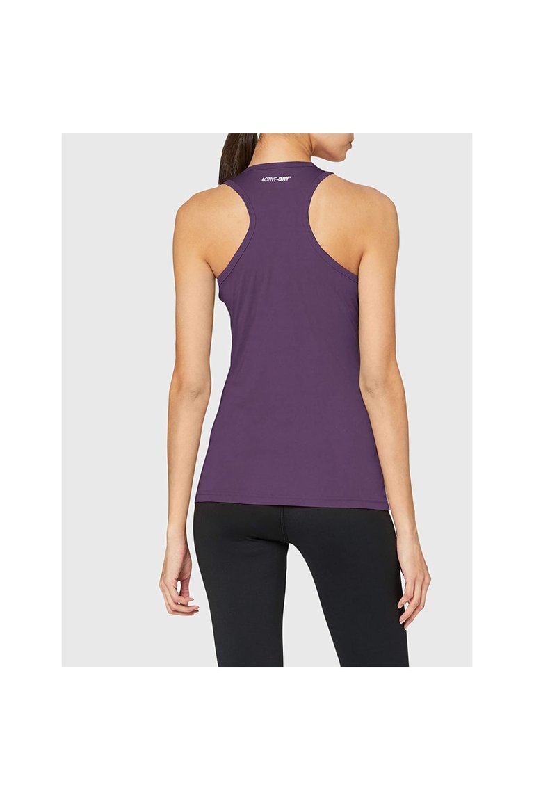 Stedman Womens/Ladies Active Poly Sports Vest (Deep Berry)