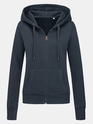 Stedman Womens/Ladies Active Zip Hood (Blue Midnight) - Blue Midnight