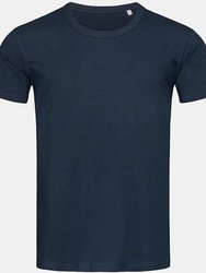 Stedman Mens Stars Ben Crew Neck Tee (Blue) - Blue