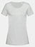 Stedman Stars Womens/Ladies Sharon Slub Crew Neck T-Shirt (Powder Gray) - Powder Gray